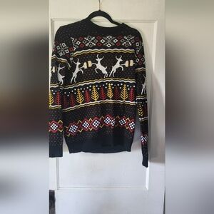 MEN'S CARIBREW UGLY CHRISTMAS SWEATER great gift warm cozy